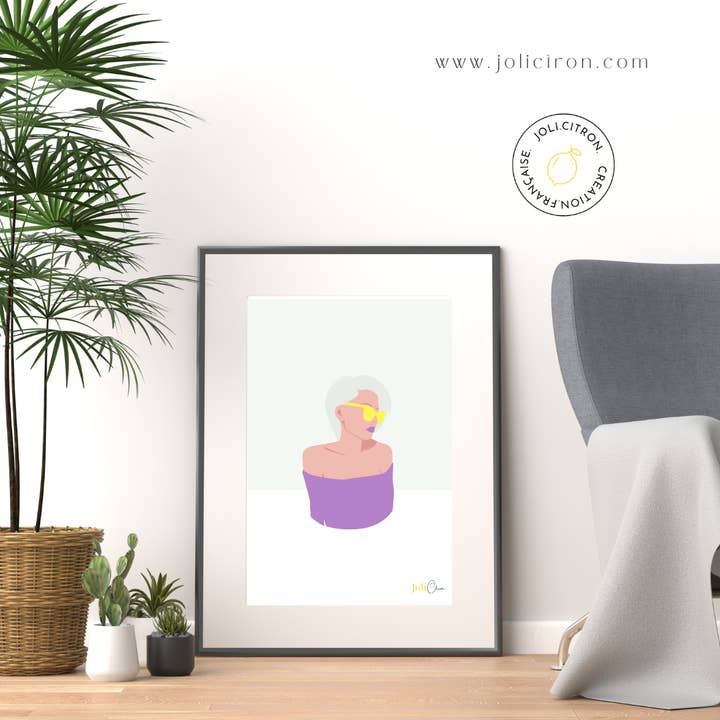 “Pep's collection” poster illustration for wholesale by Joli Citron