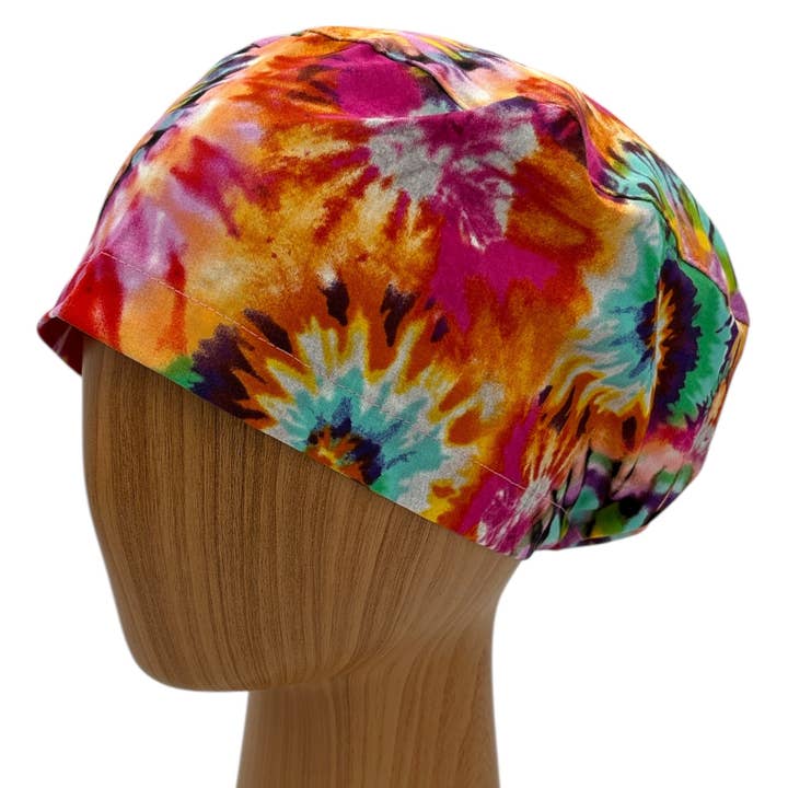 SewingLabPlus - Wholesale Healthcare Uniform - Women's - Scrub Cap Euro Style Tie Dye Scrub Hat Healthcare Accessory3