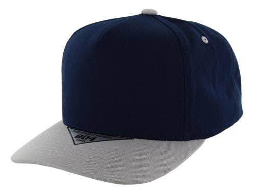 Zion Brand - Wholesale Baseball Cap - Unisex - BLANK COTTON 5 PANEL SNAPBACK BALL CAP35