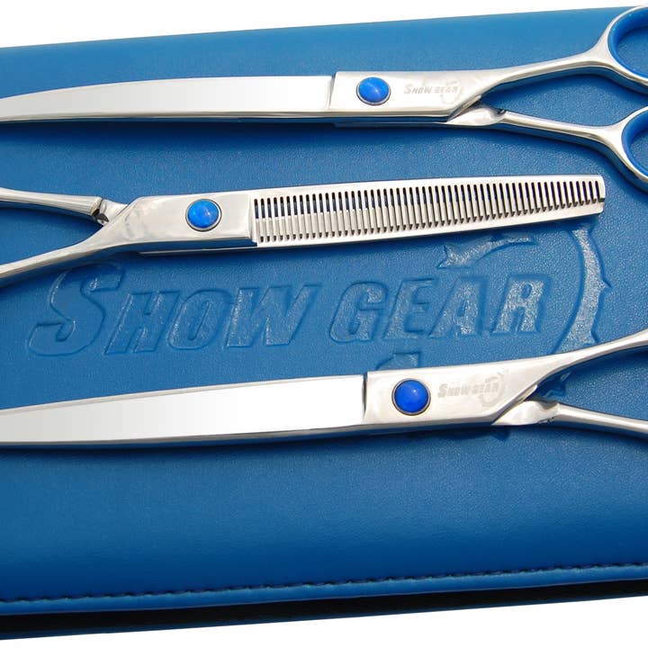 Pet Palette Distribution - Wholesale Pet Grooming Set - Dog - Kenchii ShowGear Supreme 8" Shear Set (Left-handed)0