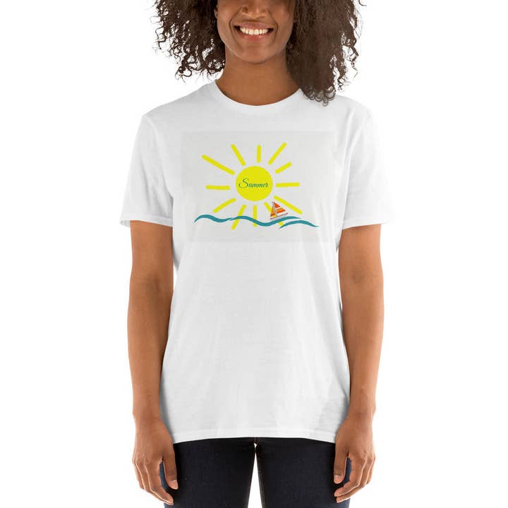 Summer Sun Fun uniseks T-shirt voor wholesale door Souverista