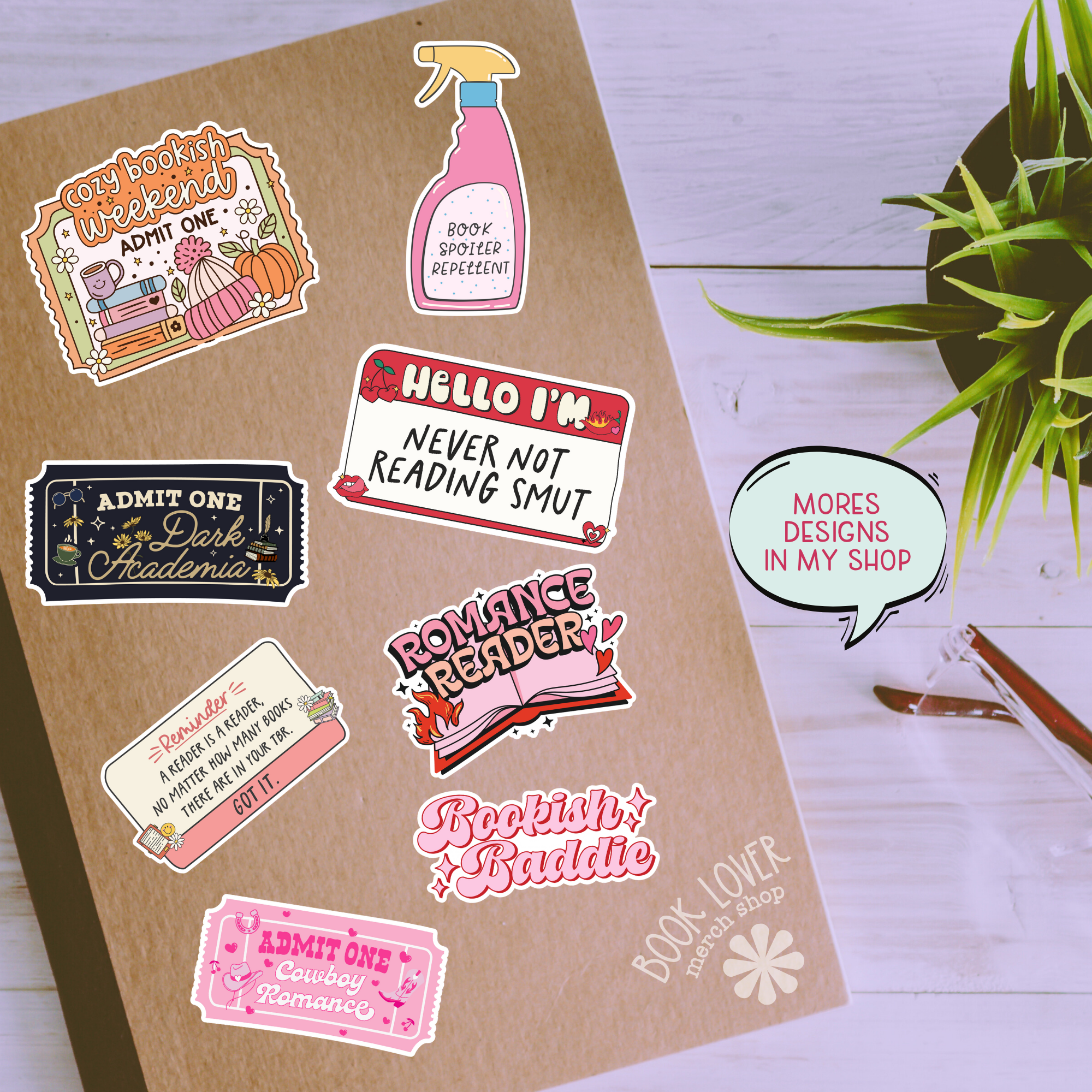 Book Lover Merch Shop - Wholesale Sticker - Les livres sont moins chers que les autocollants thérapeutiq2