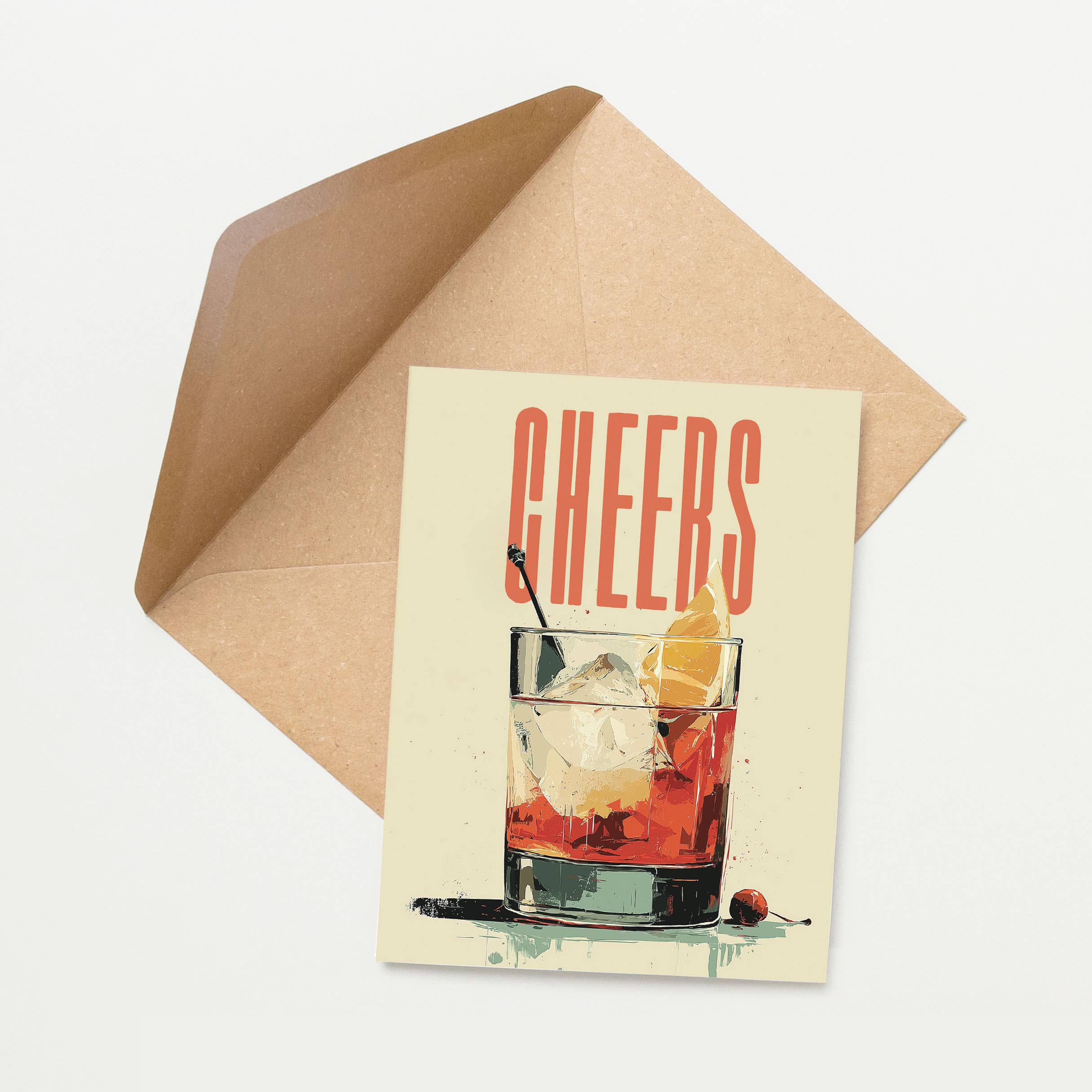 Tiramisu Paperie - Wholesale Birthday Card - THE DOLCE COLLECTION-Cheers, Birthday, Celebrations, Drink3