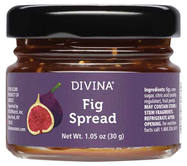 Hudson Meat Company - Wholesale Jam/Jelly - SPREAD FIG MINI JAR     -     DIVINA0