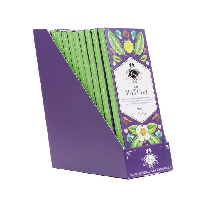 Vosges Haut-Chocolat - Wholesale Chocolate Bar - Dark Chocolate Bar w/ Matcha Green Tea & Spirulina - Gourmet3