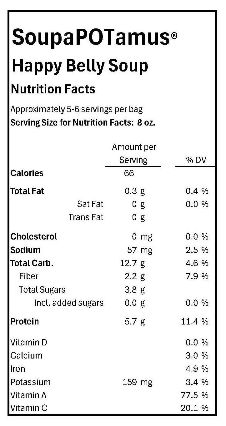 SoupaPOTamus LLC - Wholesale Soup - SoupaPOTamus Happy Belly Shelf-Stable Dry Soup3