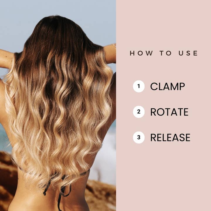 The Beachwaver Co. - Wholesale Curling Iron/Wand - Beachwaver B1 Midnight Rose4