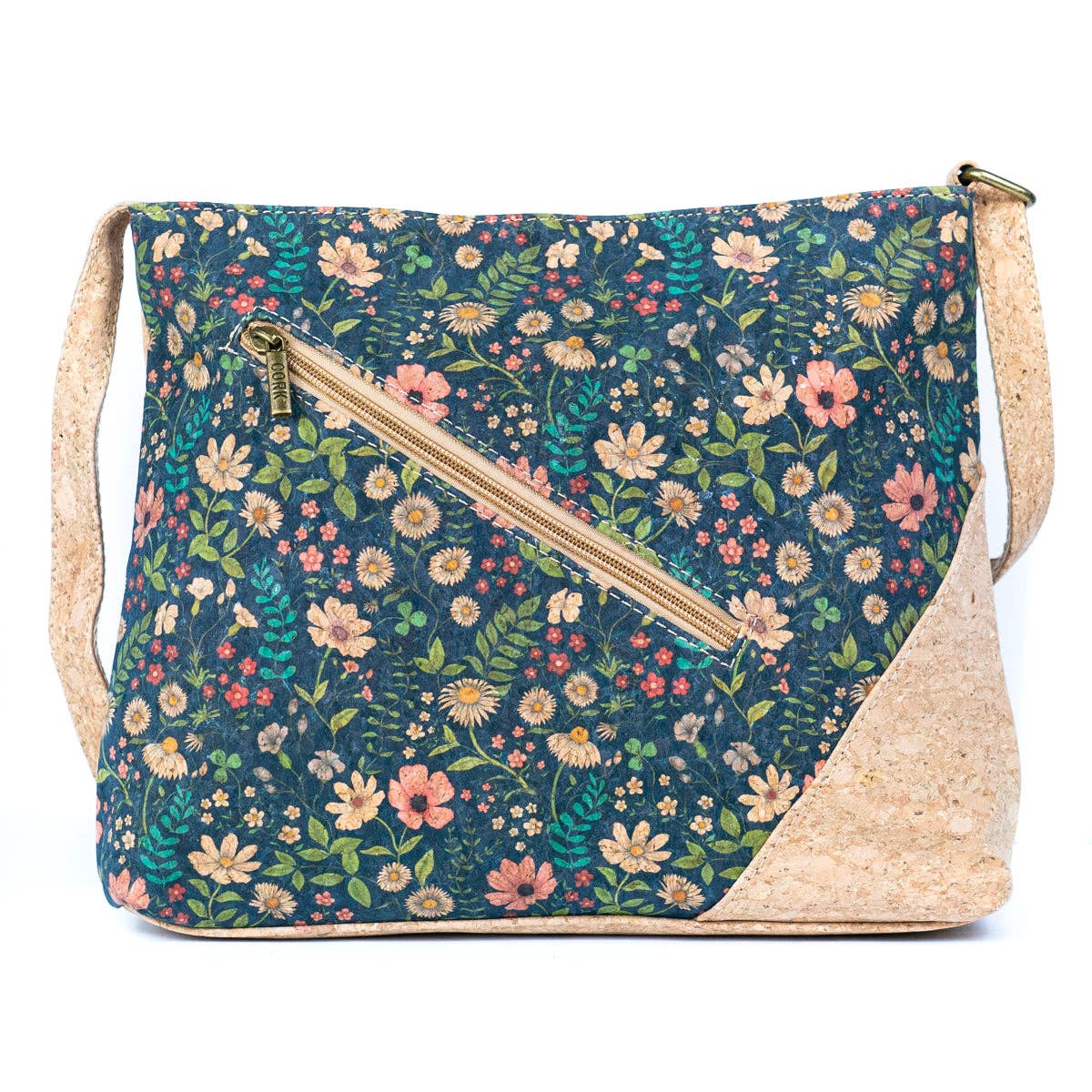 Meninas Bonitas Cork - Wholesale Crossbody Bag - Women's - Natural Cork Women’s Crossbody Bag BAG-23398