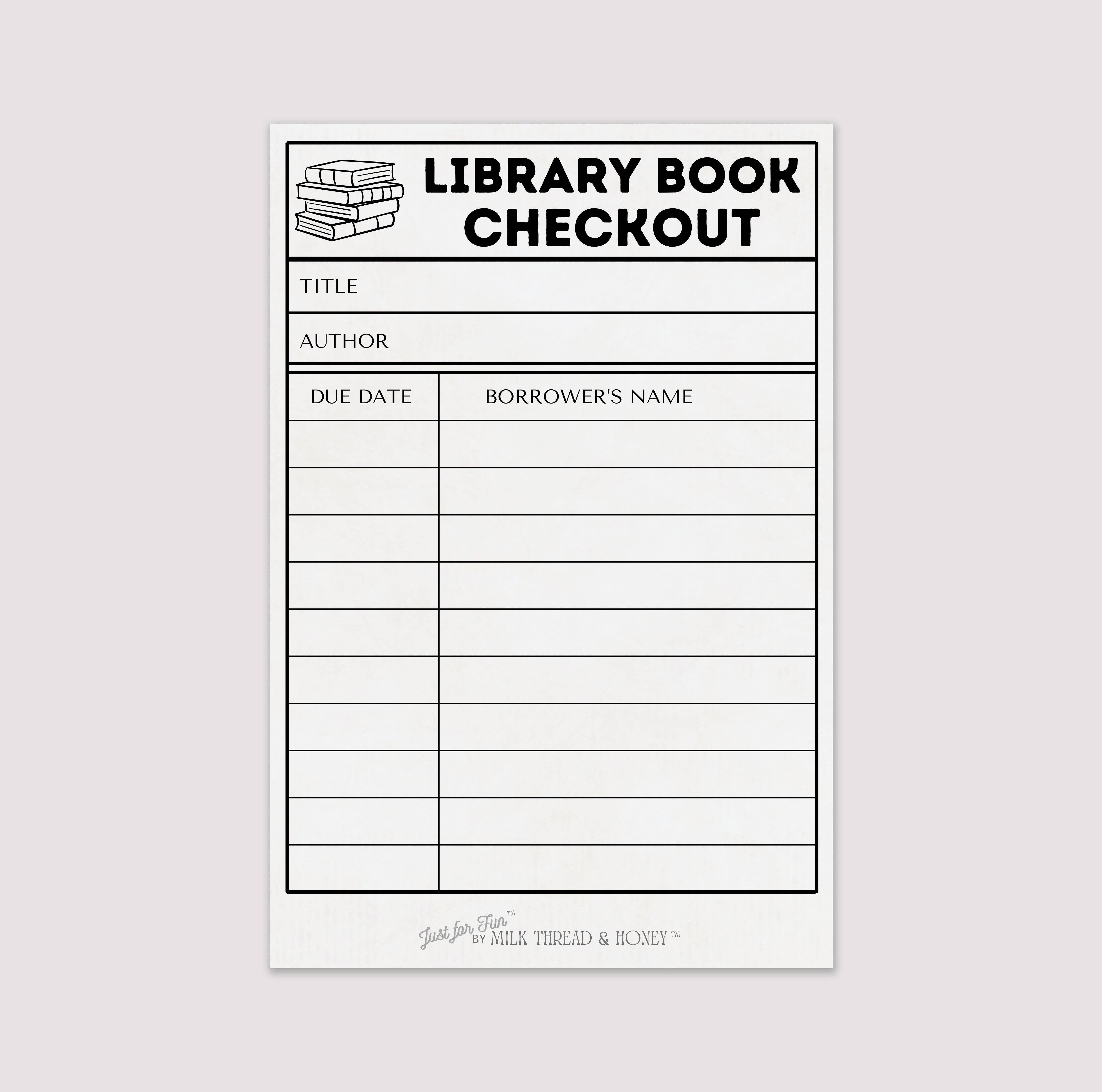 Milk Thread and Honey – Engroshandel Notesblok – Legespis Bibliotek Bogudlån Notepad0