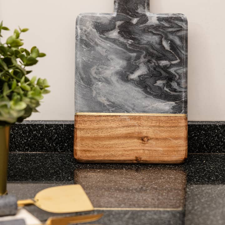 LuxeDesigns Co LLC - Wholesale Cheese board - Artisan Premium Black PaddleBoard Cheeseboard2