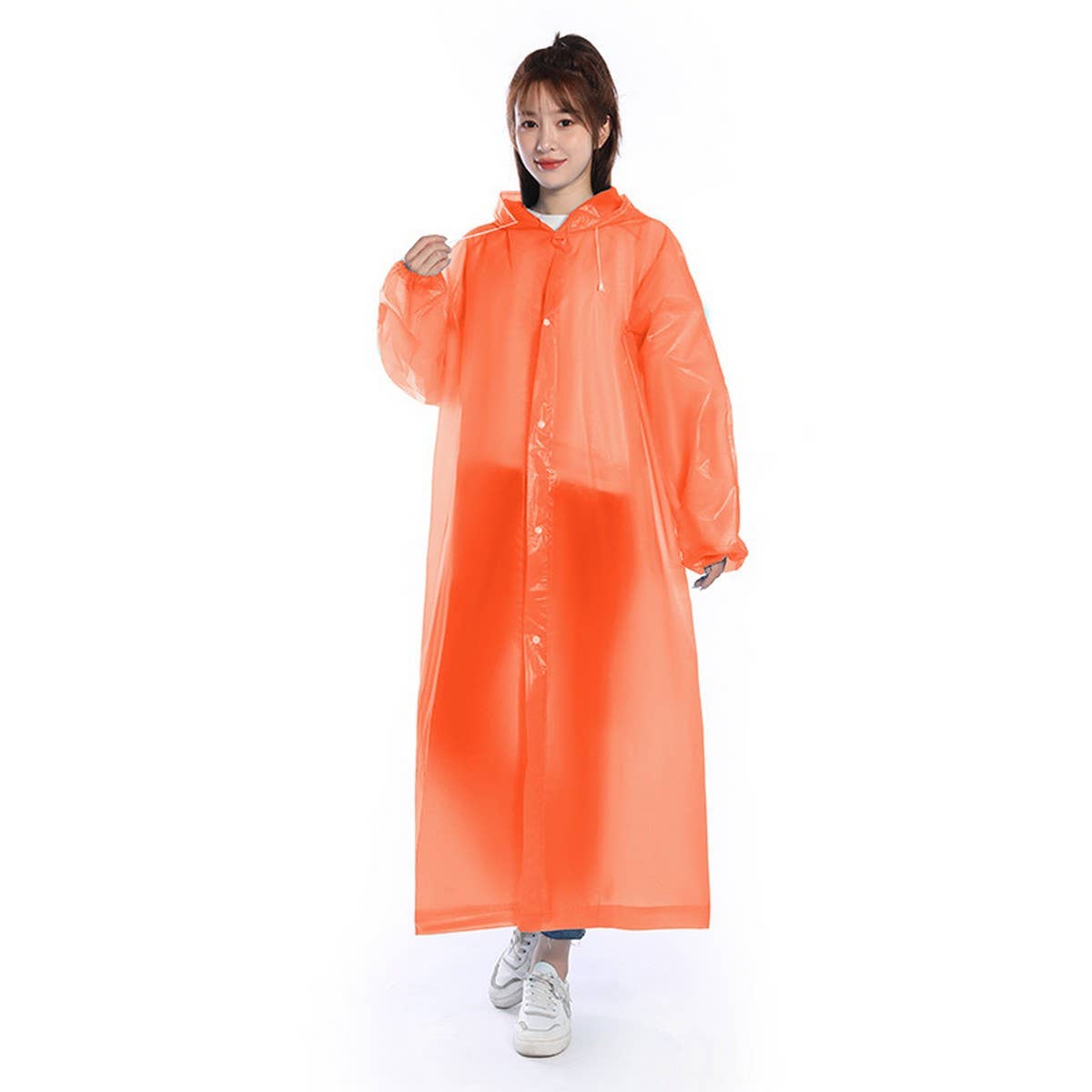 NINEXIS - Wholesale Raincoat - Women's - CWMM1493_PEVA REUSABLE HOODED RAINCOAT5