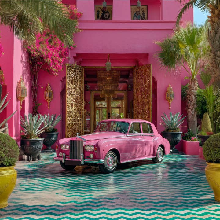 Fine Art-tryk - "Pink Ecstasy" - C. Malsert for engroshandel hos Atelier Contemporain