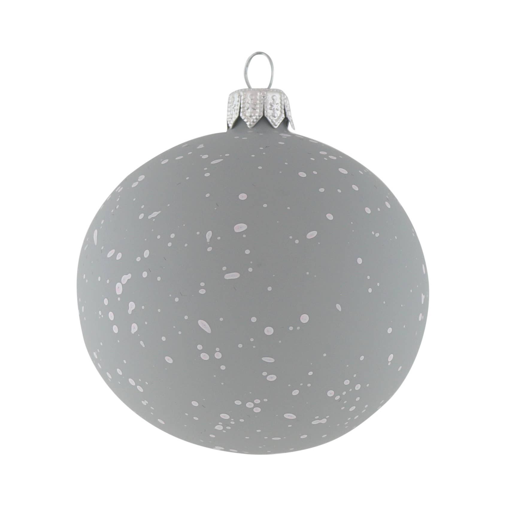 studio THIE - Wholesale Christmas Decoration - Speck Egg Shell Glass Christmas Bauble, 8cm2