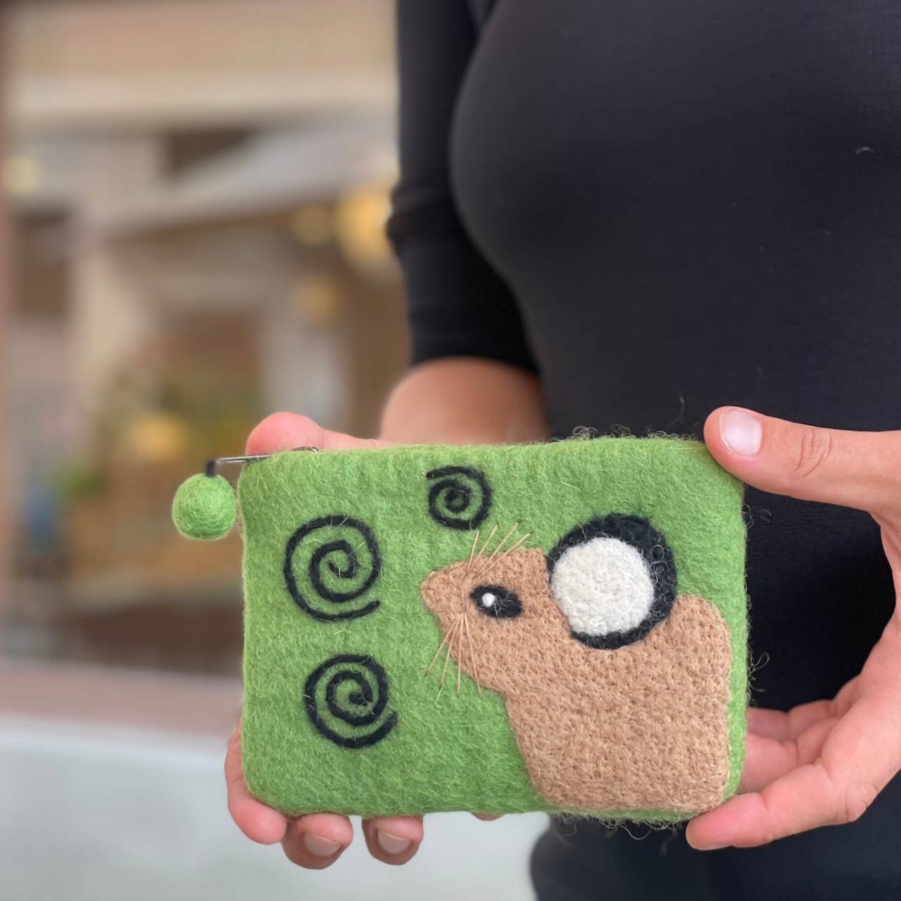 Women of the Cloud Forest - Wholesale Coin Purse - Unisex - Pika Felt Coin Purse1