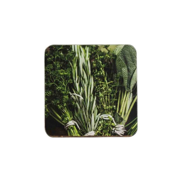 Sous-verre Herb 10 x 10 cm (6) pour la vente par Mars & More - Brand of B Living