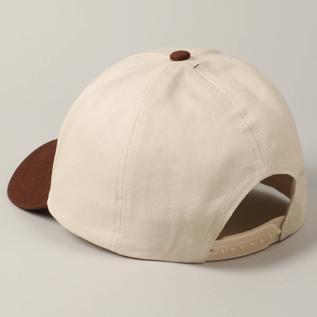 Fashion City – wholesale Trucker hat – Unisex – Kiss Me Cowboy Embroidery Two-Tone Cap8