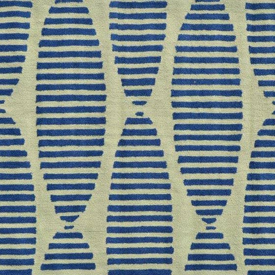 NAVY STAMPS RUG- 5X7 & 7X10 for wholesale by The Rug Market