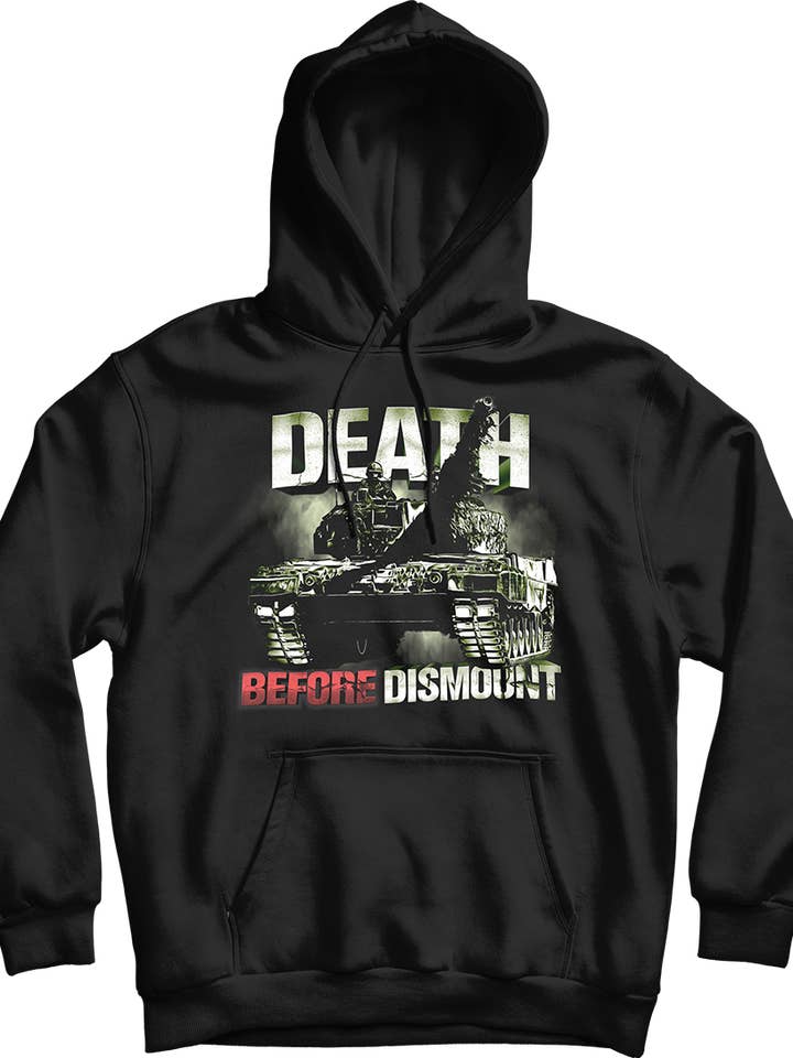 Death Before Dismount Armoured Tank/Coyote/LAV Military Hoodie for wholesale by Canada for Victory