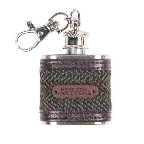 Eurostick - Wholesale Flask - Tweed 1oz Hip Flask0