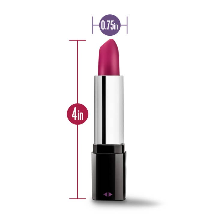 Blush - Wholesale Lipstick - Rose Lipstick Vibe - Discreet 4" Mini Vibrator
