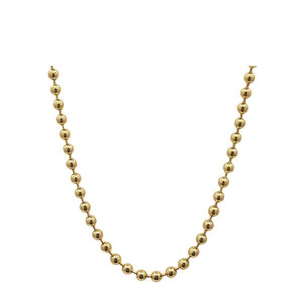 Chain: 18kt Gold Fill Beaded Necklace for wholesale by Athena Designs