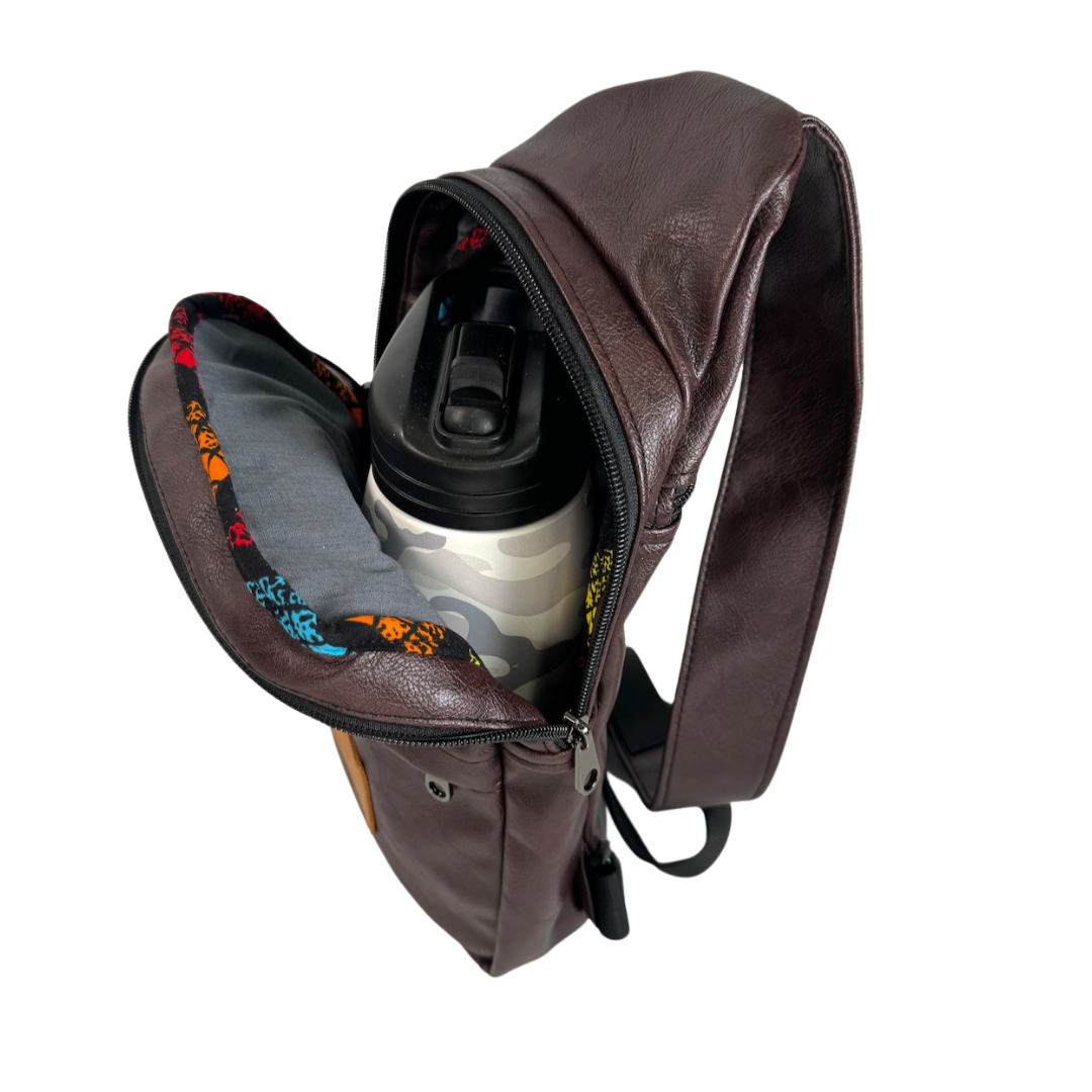 Ecodunia - Wholesale Crossbody Bag - Unisex - Large Vegan Leather Crossbody Sling Bag | Umoja9