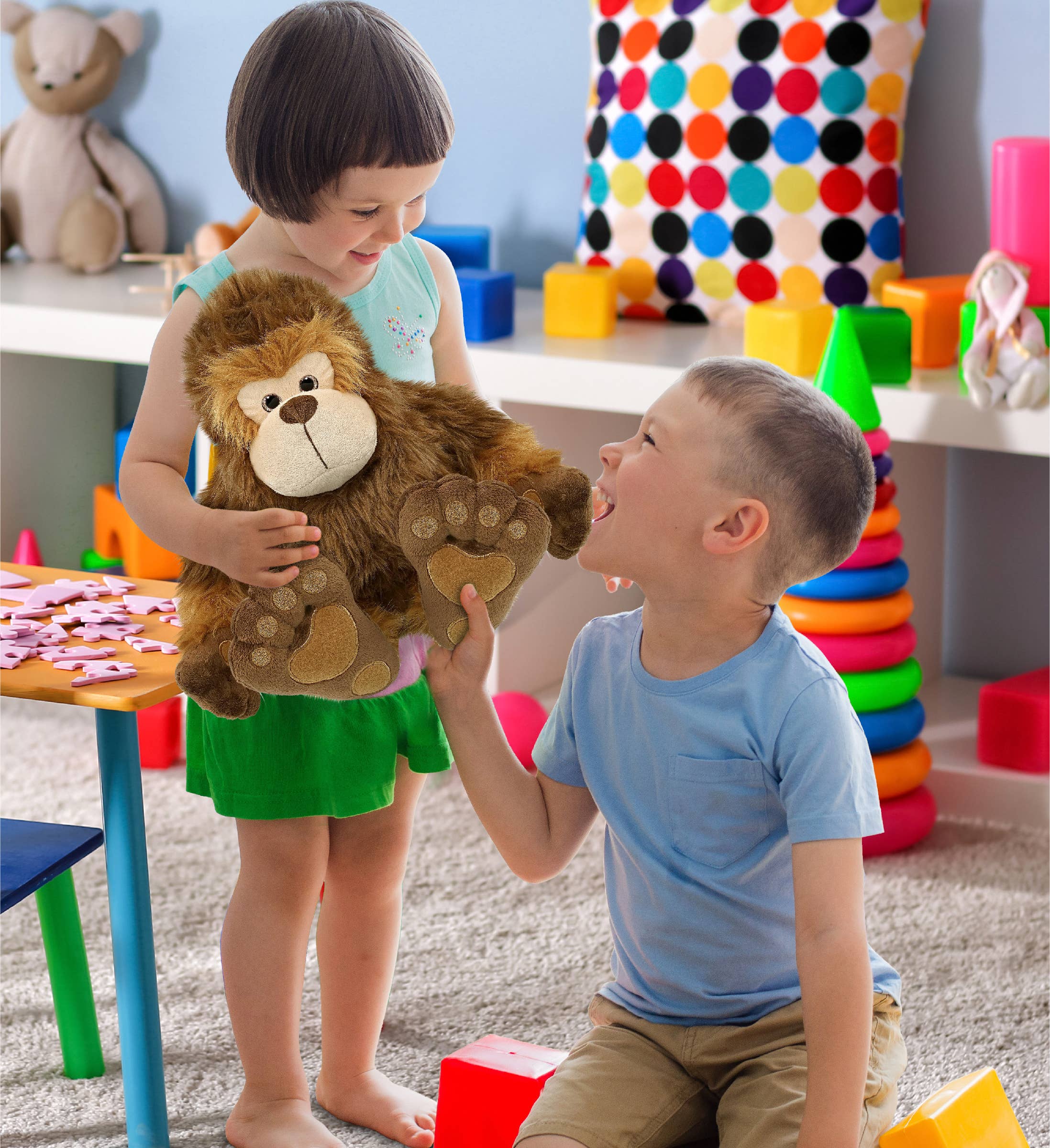 Cota Global - Wholesale Stuffed/plush toy – Kids & baby - Super-Soft Plush - Big Foot 12"5