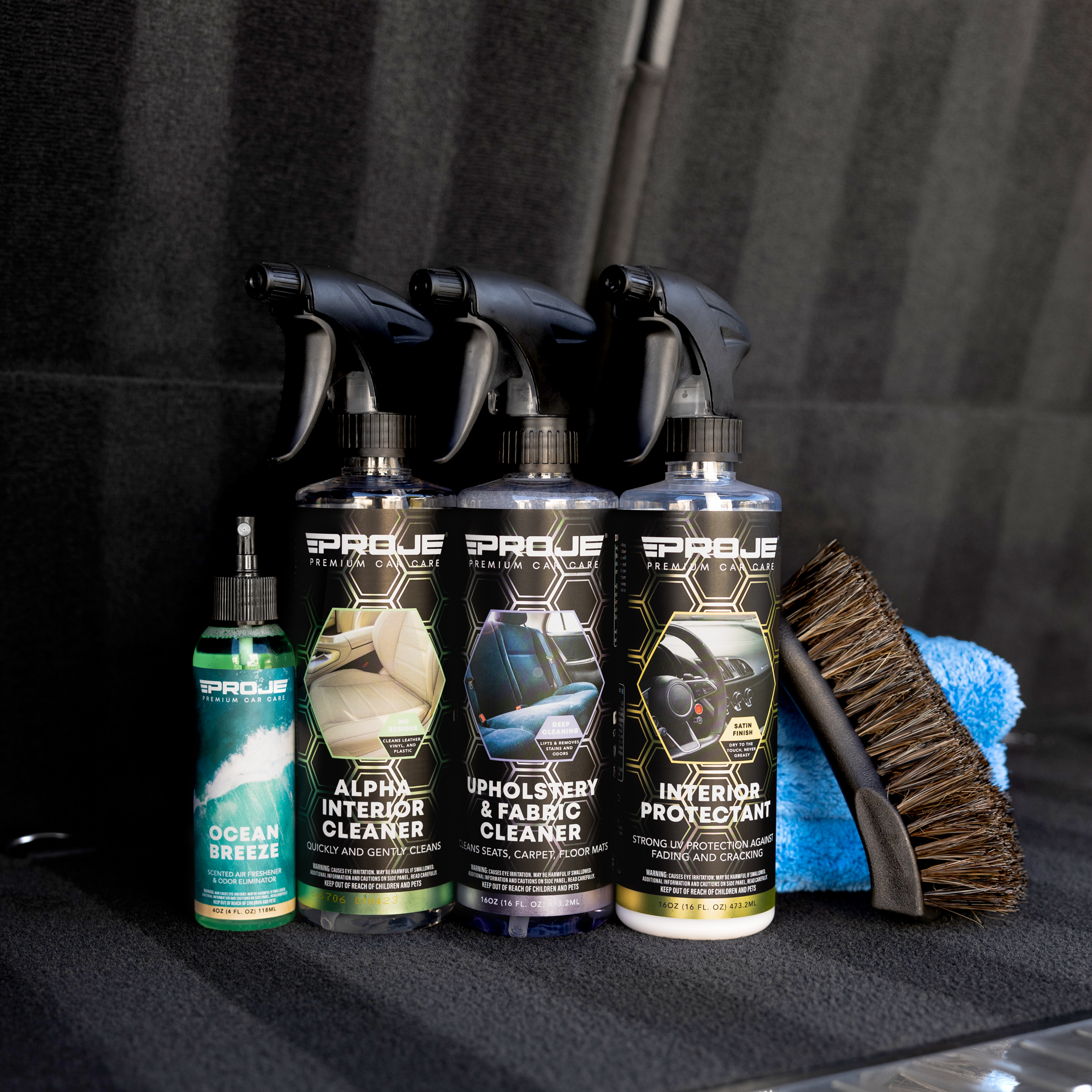 Proje Products - Wholesale Automotive Cleaning Products - Interior Detailing Kit - Ocean Breeze1