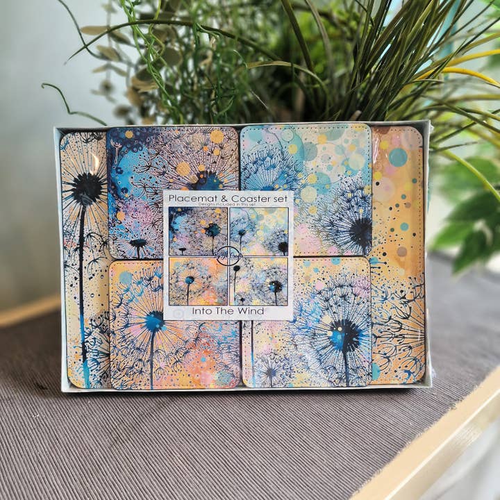 Dandelion Placemat and Coaster Set for wholesale by By Jo Crafts