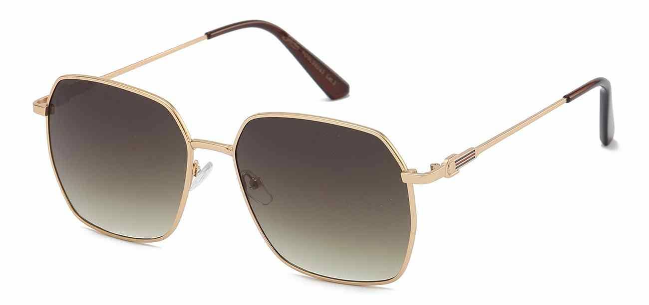 Sunrayzz Imports - Wholesale Sunglasses - Women's - Giselle Metallic Square Sunglasses gsl282453