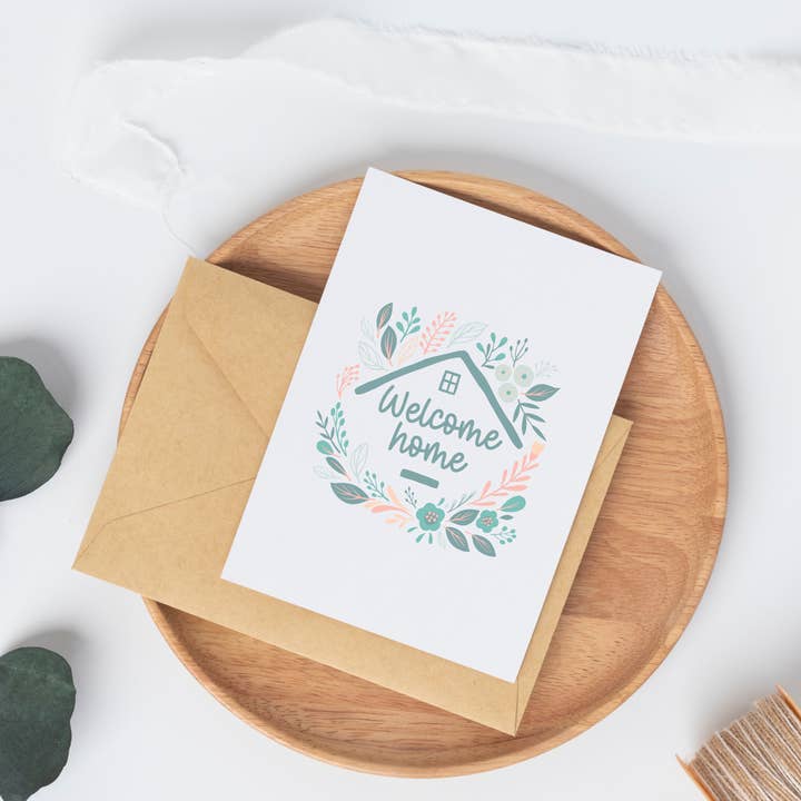 Elizabeth Riley Paperie - Wholesale Housewarming Card - New Home Greeting Card0