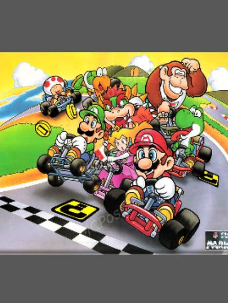 NES, MARIO KART, Magnet, Button, Mirror, NINTENDO, COLLAGE for wholesale by Ba Ba Buttons