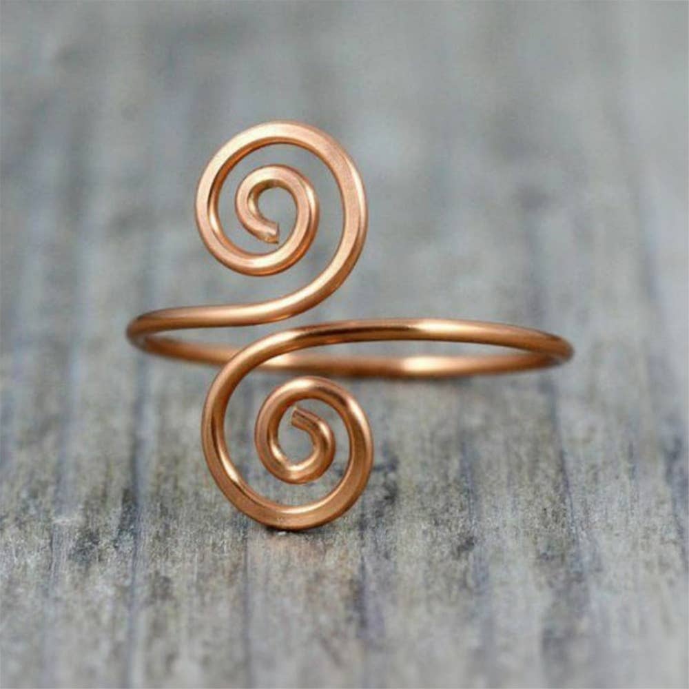 VIE – wholesale Band/stacked ring – Copper Rings15