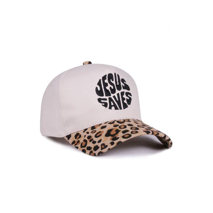 42POPS - Wholesale Baseball Cap - Women's - ,...1028 Jesus Saves Two Tone Canvas Cotton Cap SI-289885