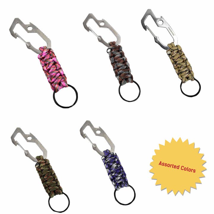 AceCamp - Wholesale Keychain - Unisex - Multi-functional Paracord Carabiner Keychain
