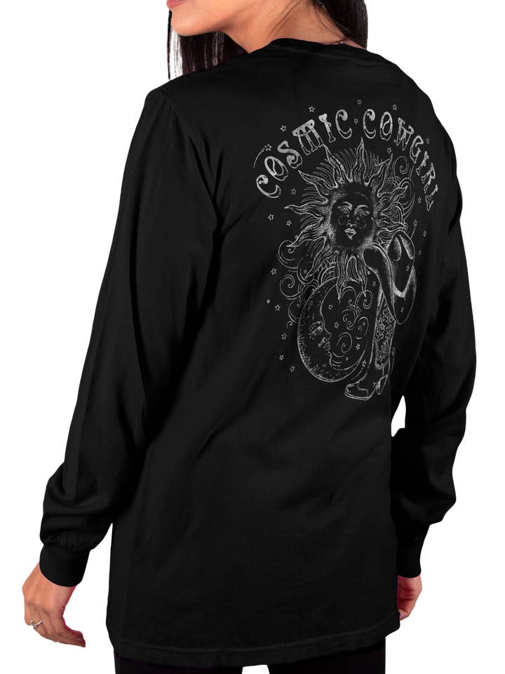 Country Girl® Cosmic Cowgirl Silver Långärmad för wholesale av Country Girl Store