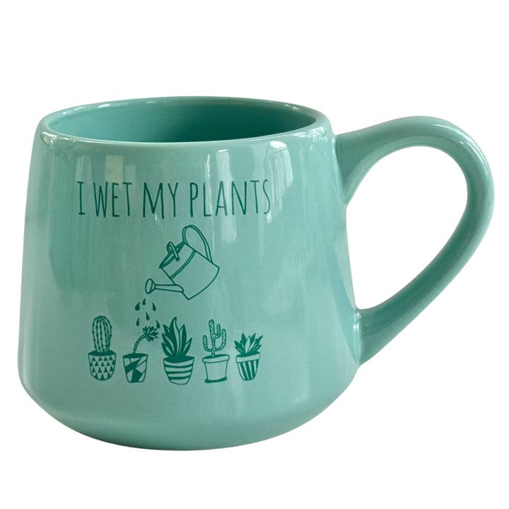 Moonlight Makers - Wholesale Coffee Mug - Funny Plant Mug - I Wet My Plants - 16oz - Plant Mom Gift