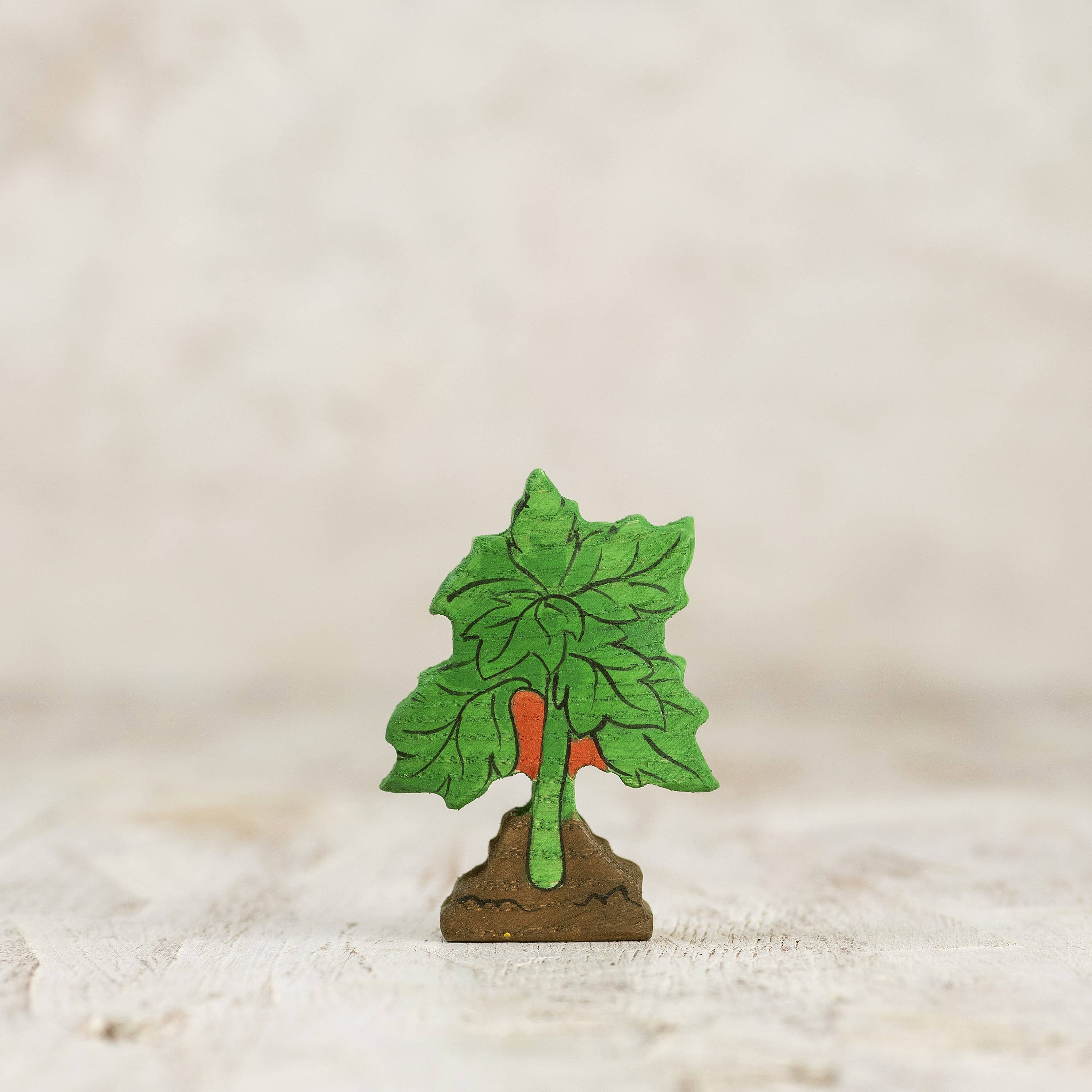 Wooden Caterpillar Toys - Wholesale Figurine Toy - Kids - Handcrafted Wooden Tomato Toy - Garden Collection1