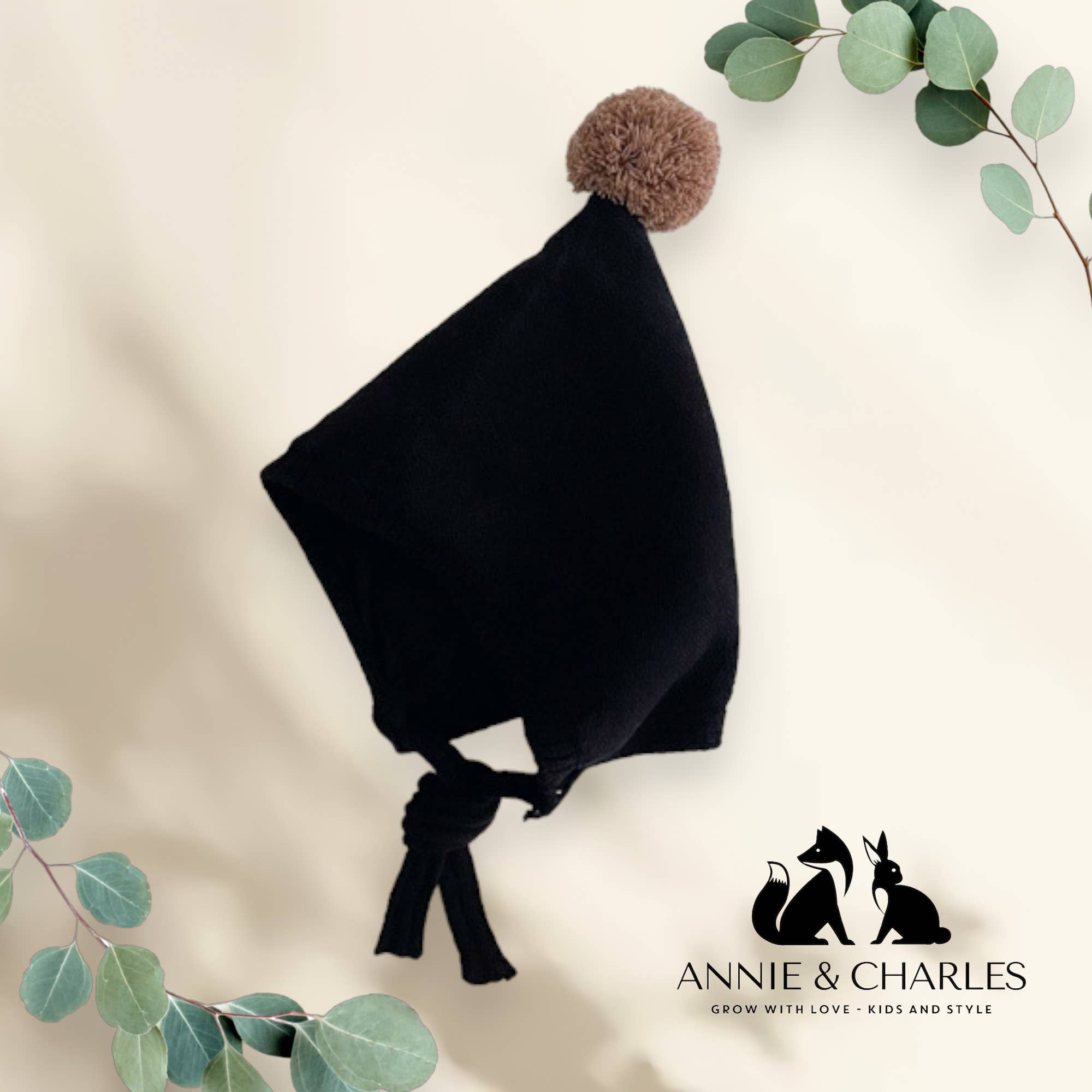 Annie & Charles - Wholesale Newborn/Knit Hat - Baby - Annie & Charles® baby POM hat2