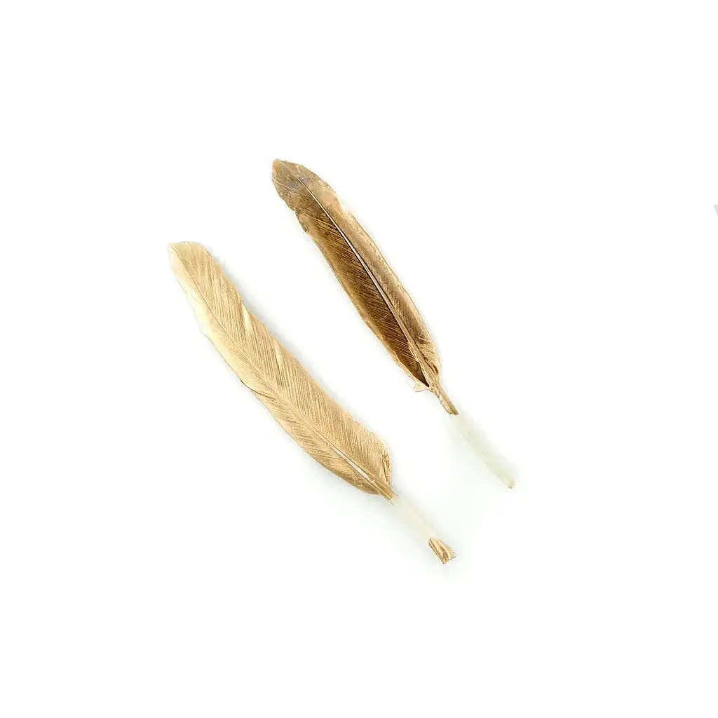 Zucker Feather Products - Wholesale Craft Supplies - Gilded Duck Cosse Feathers Gold2