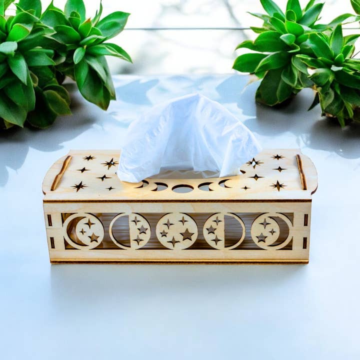 BoisMagique - Wholesale Tissue Box - Wooden tissue box - Celestial Serenity3