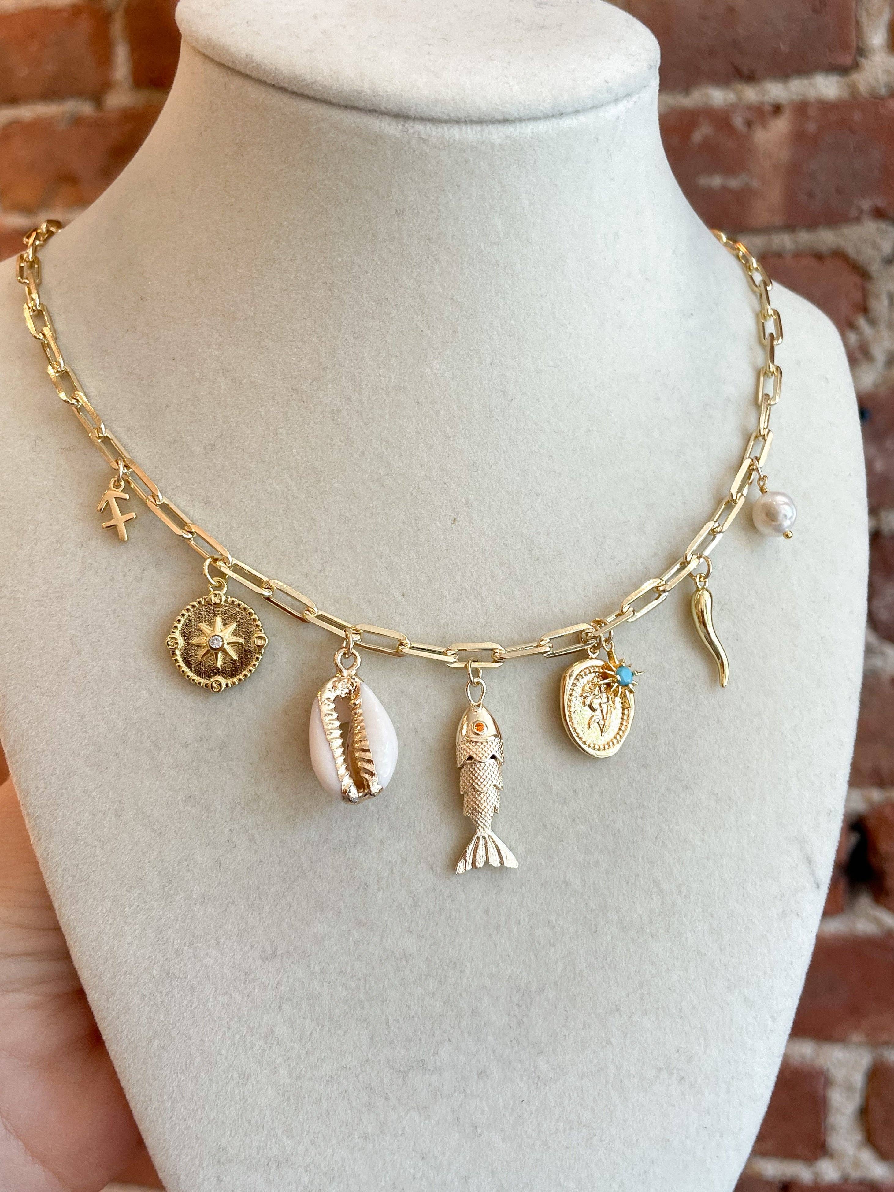 Goldie Charm Bar - Wholesale Individual Charm/Pendant - KOI FISH CHARM2