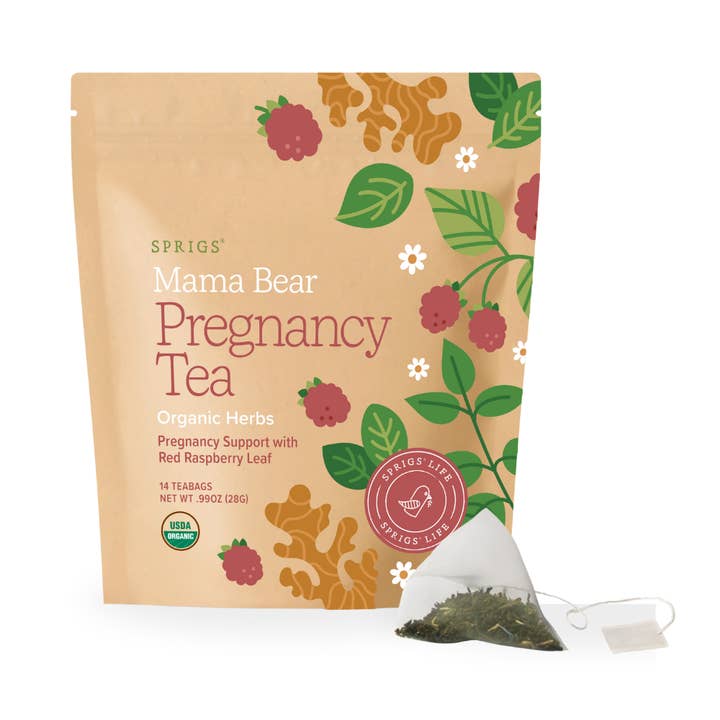 Mama Bear Pregnancy Tea for wholesale by Sprigs