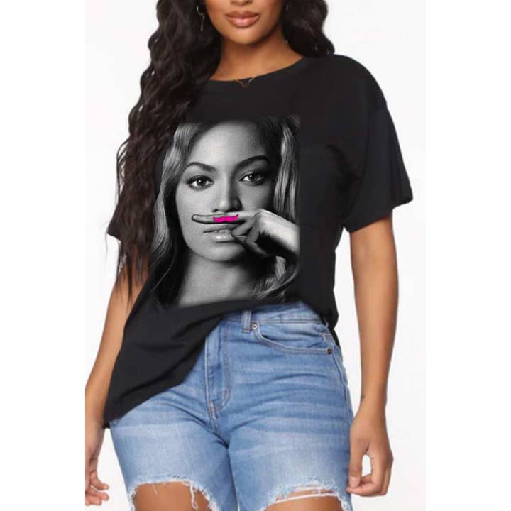 FACE WOMEN GRAPHIC WOMEN TEE for wholesale by crashangel.us