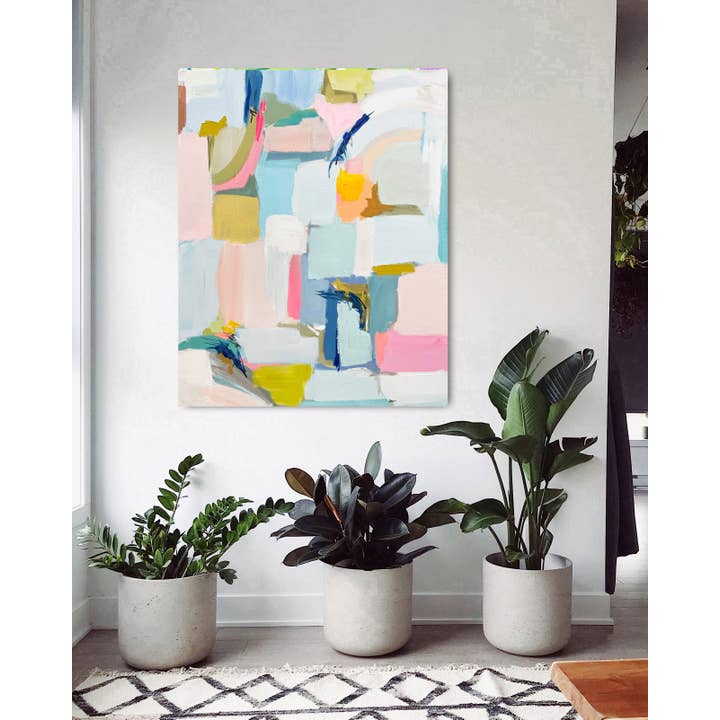 Maren Devine Art - Wholesale Art Print - Abstract Print on Paper, "Bright Spring"3