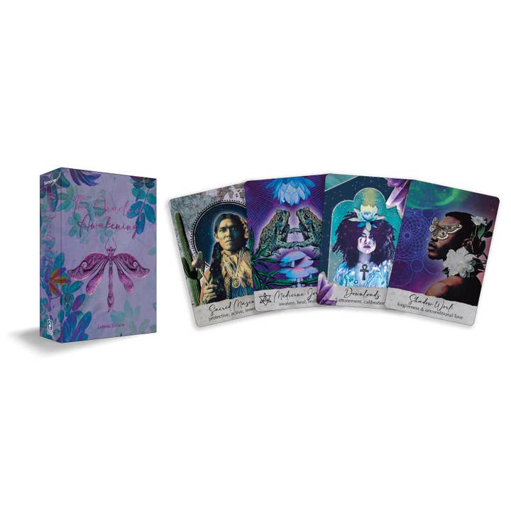Red Wheel/Weiser LLC - Wholesale Tarot Cards - The Oracle of Awakening: 44 Cards & 112 Pg. Book