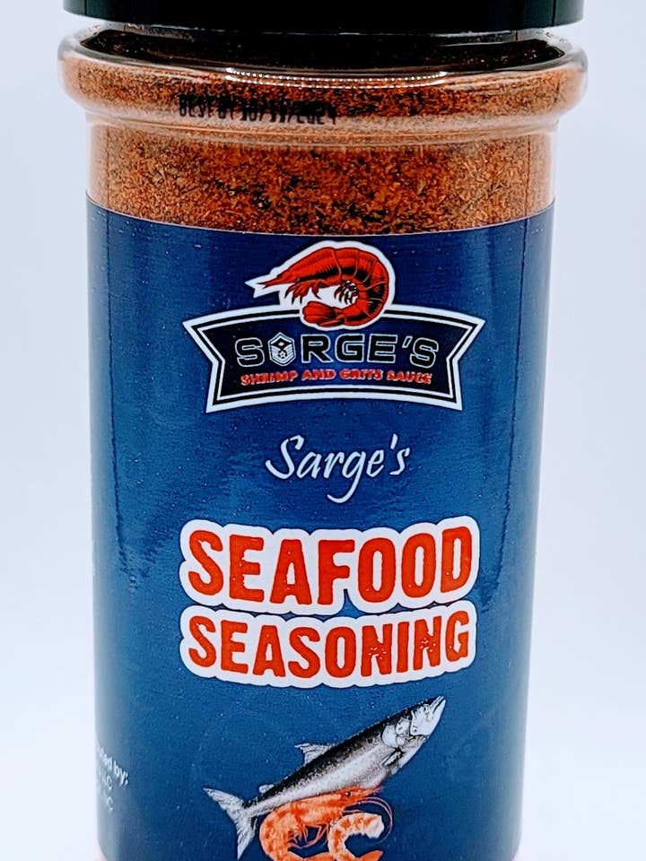 Sarges Seafood Seasoning for wholesale by Sarges Shrimp and Grits Sauce