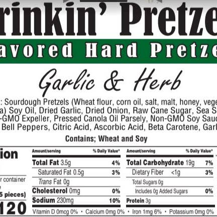 Sweet G's Bakery - Drinkin’ Pretzels™ - Vente Bretzels - Assortiment de bretzels durs aromatisés #P -1 (sacs de 30 à 12 oz)3