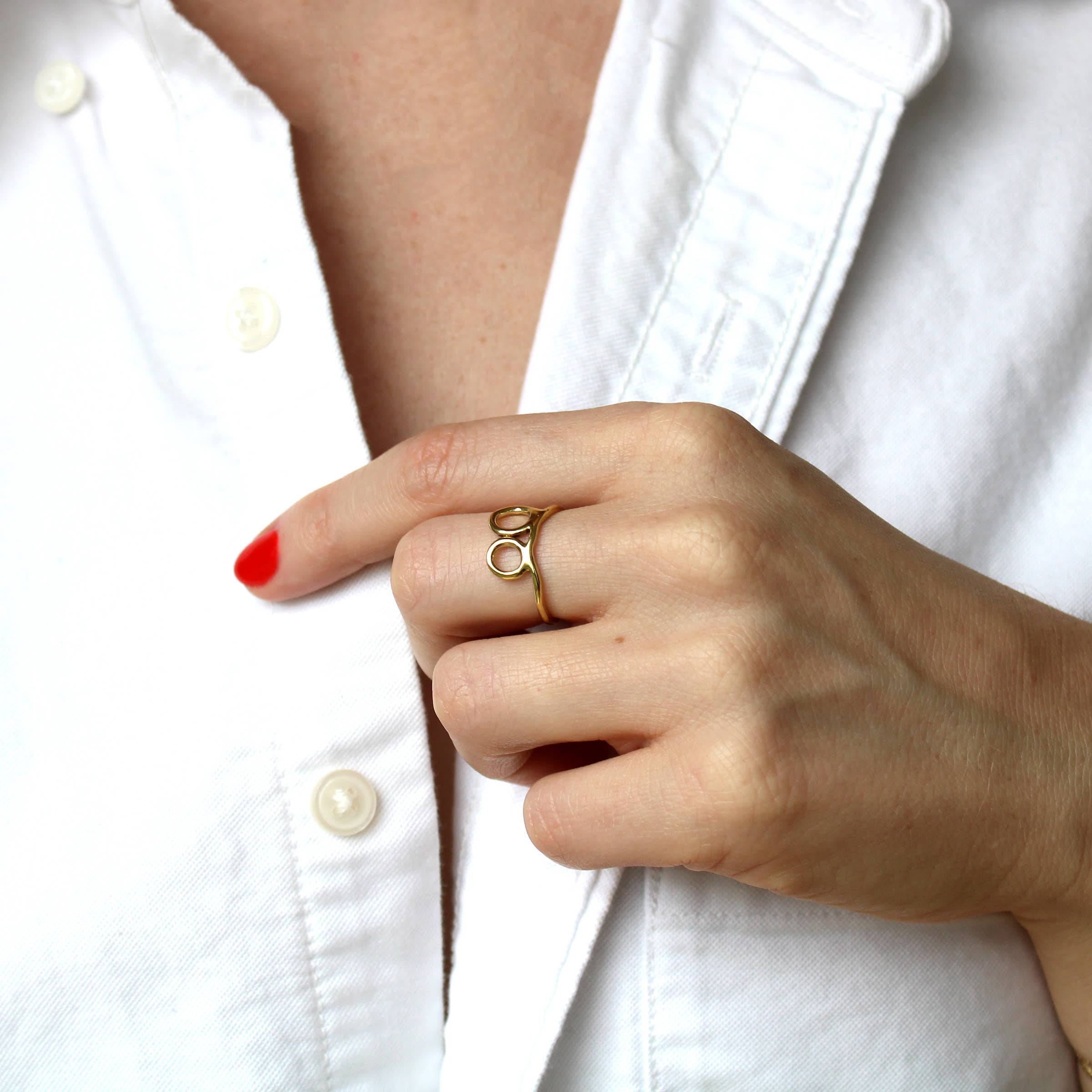 Goldeluxe Jewelry - Wholesale Band/Stacked Ring - Echo Ring5