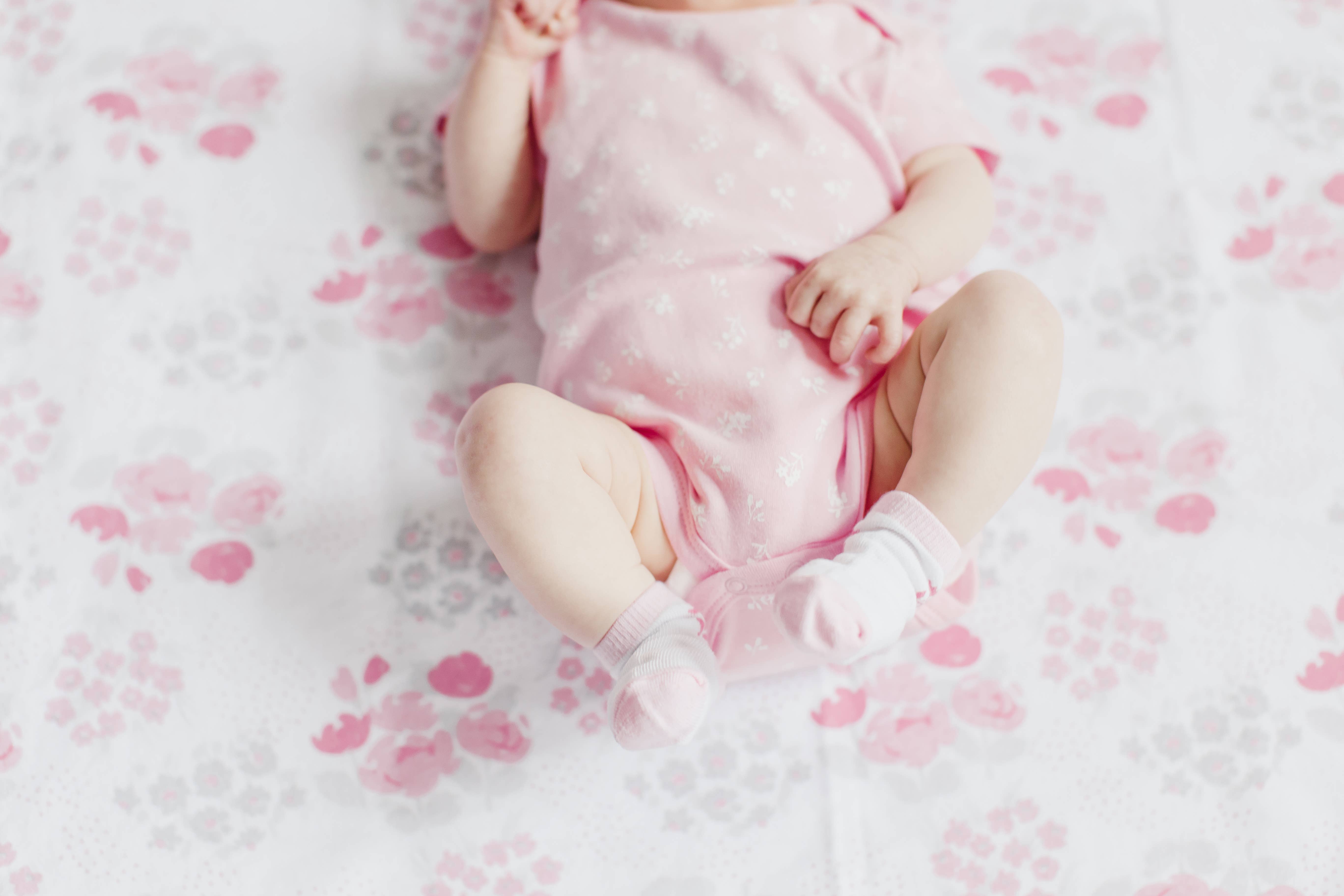 Baby Blossom Company - Wholesale New Mom Gift Box/Set - New Baby Girl Gift Layette Bouquet - Floral2